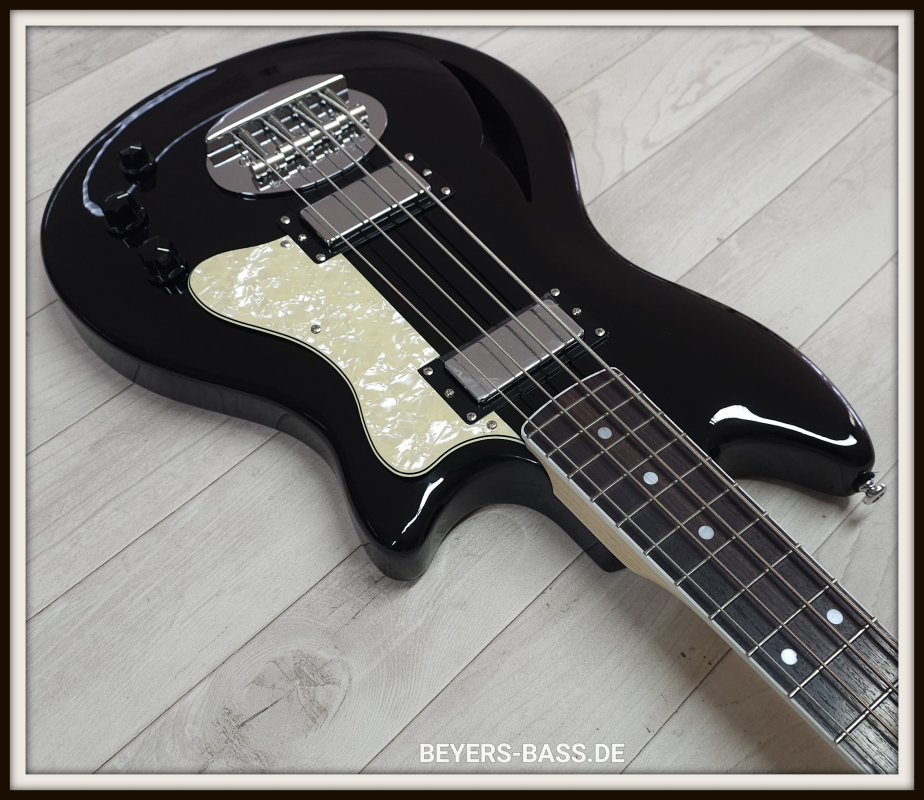 Lakland Skyline Hollowbody-30, Black Gloss